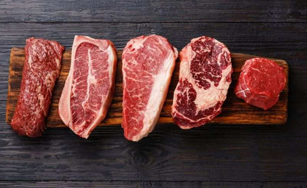 Thịt đỏ chứa protein và kẽm tốt cho nam giới bị yếu sinh lý